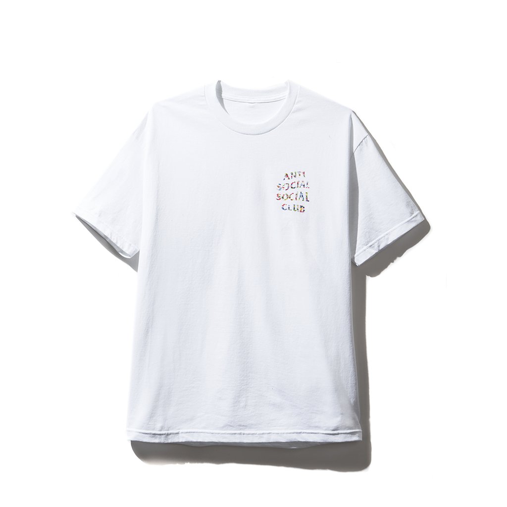 Anti Social Social Club Flag White Tee - Novelship